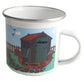 Personalised Gardening Gift Enamel Mug: