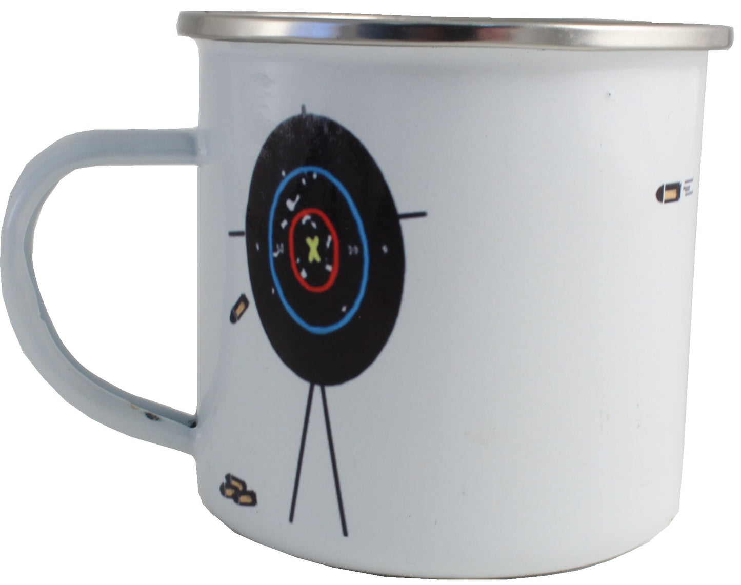 Taza de esmalte Disparo - :Shooting Enamel Mug
