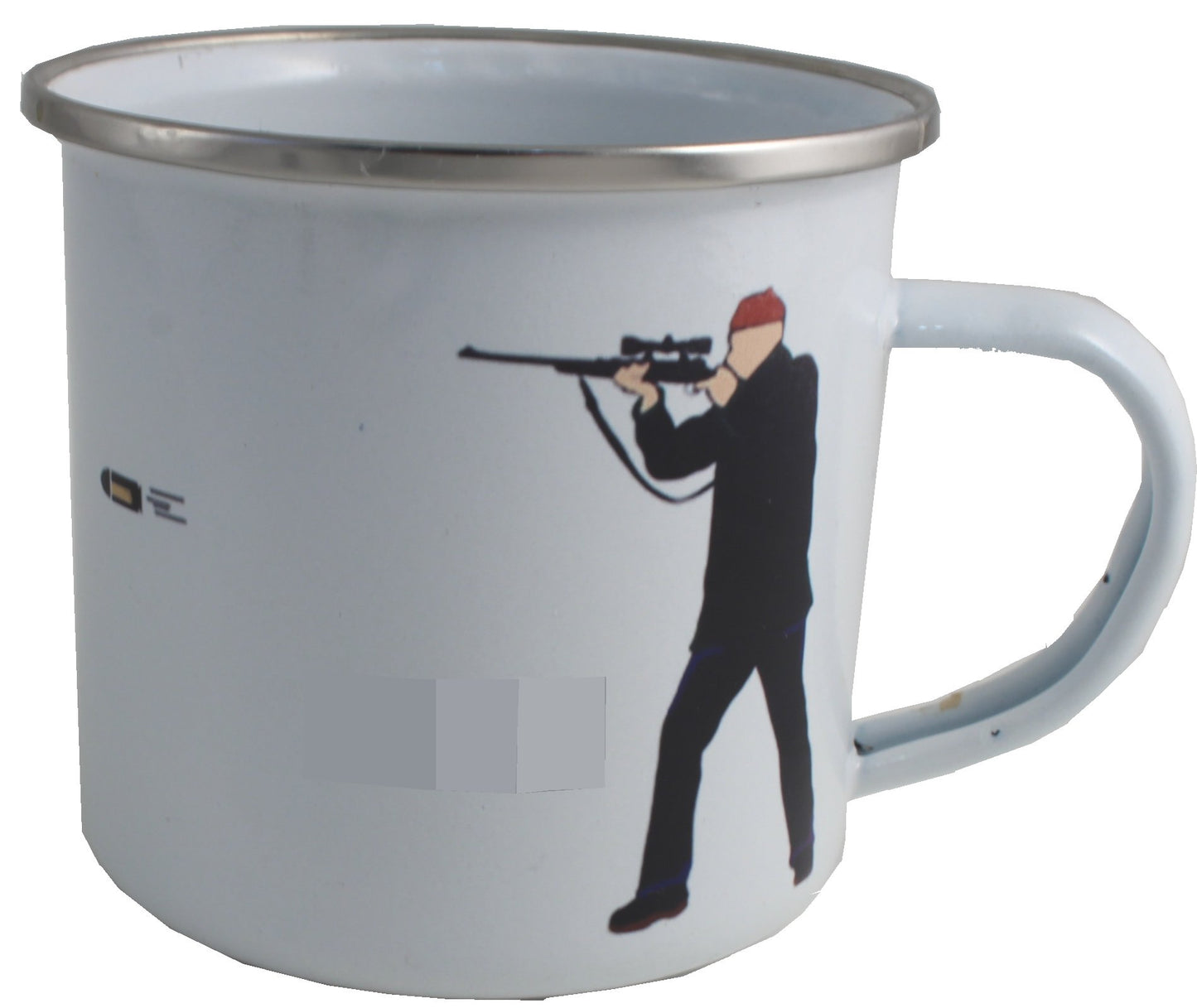 Schieíôen Emaille Becher -: Shooting Enamel Mug