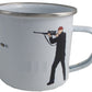 Fusillade tasse d'í©mail -: Shooting Enamel Mug