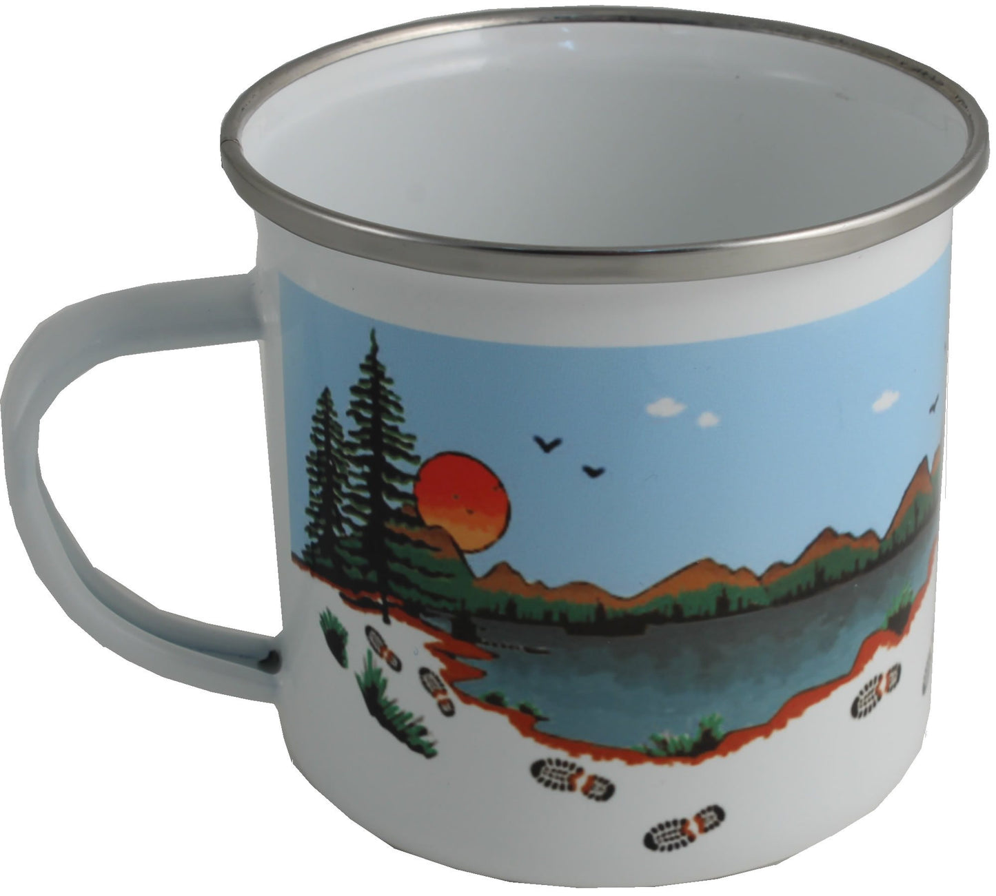 Wohnmobil Emaille Becher - :Camper Van Enamel Mug