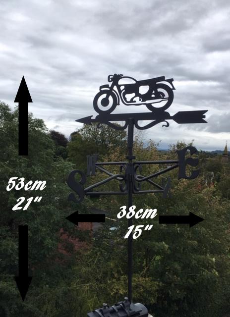 Motorcycle/Motor Bike Mini Weathervane