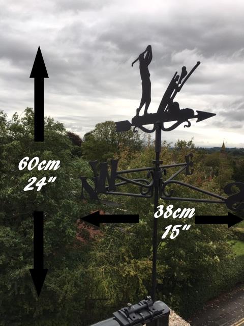 Golfer Mini Weathervane