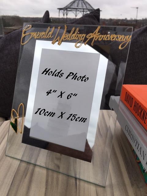 Emerald (55th) Wedding Anniversary Gift : Photo Frame Port (Milestone)