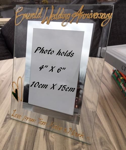 Emerald (55th) Wedding Anniversary Gift : Photo Frame Port (Milestone)