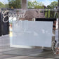 Personalised Engaged Photo Frame Land Pearl with Crystals