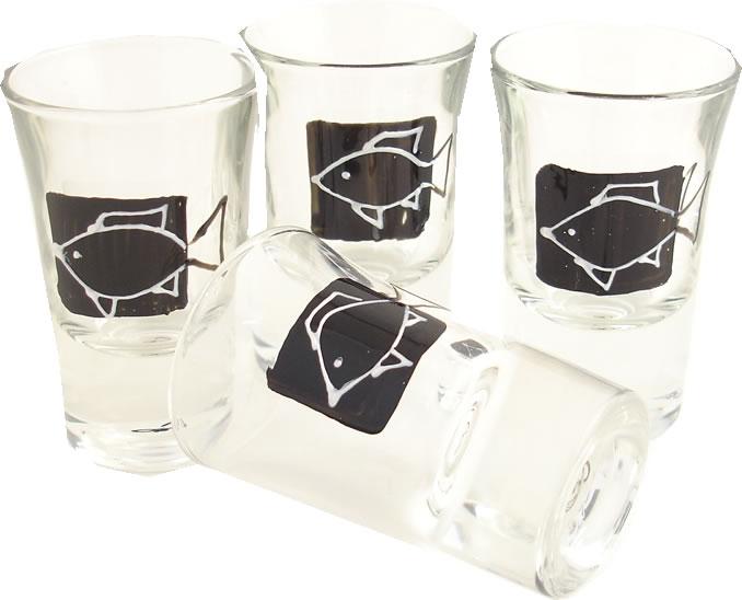 Fishing Shot Glasses (Set of 4)