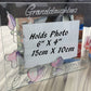 Granddaughters Gift Photo Frame Landscape: (Sweet Pea)