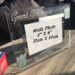 Great Grandsons Gift Picture Photo Frame: Landscape (Turquoise Heart)