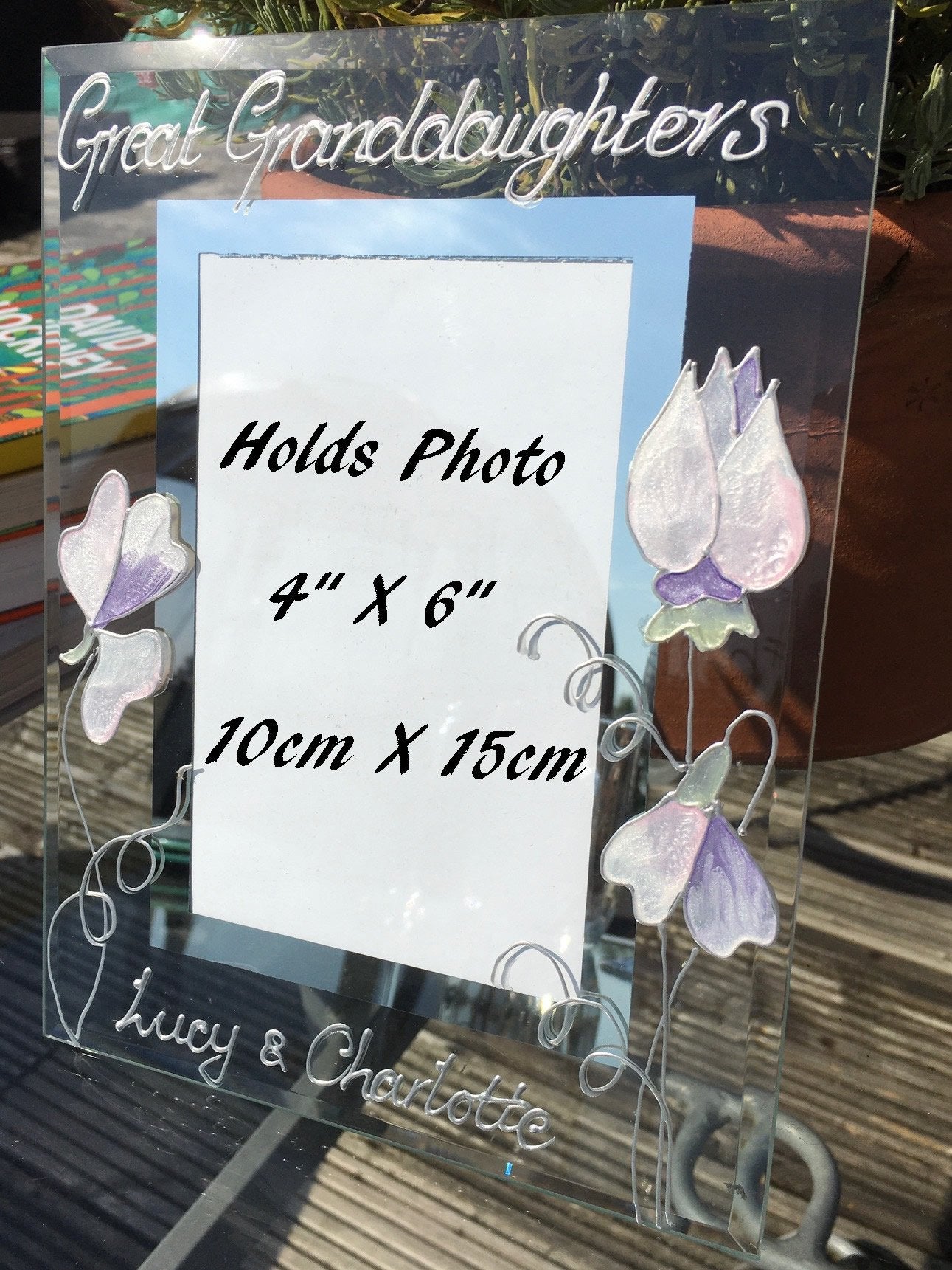 Great Granddaughters Gift Picture Frame Portrait: (Sweet Pea)