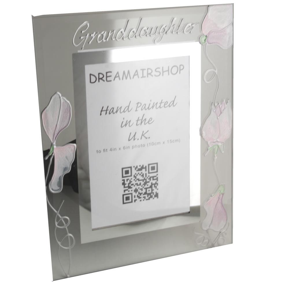 Granddaughter Gift Photo Frame Portrait: (Sweet Pea)