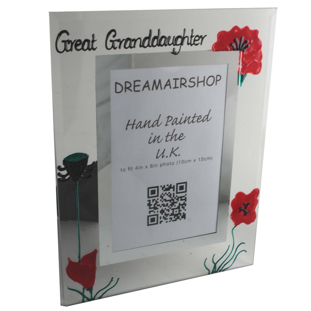Great Granddaughter Photo Frame Portrait: (Poppy)
