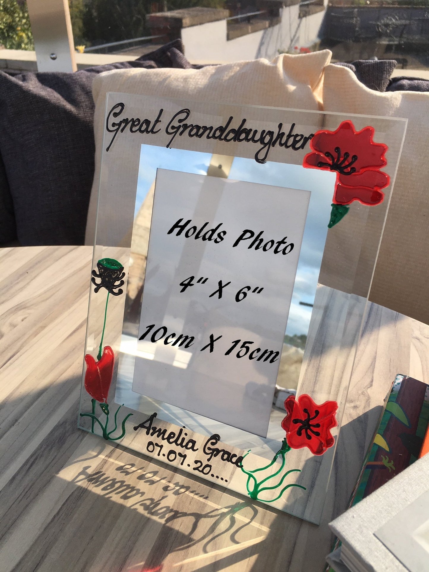 Great Granddaughter Picture Photo Frame Portrait: (Poppy)