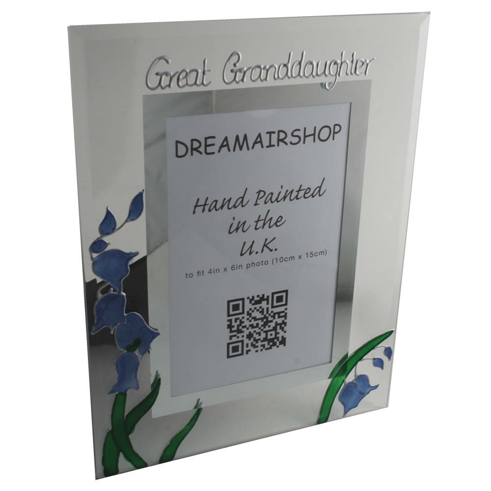 Great Granddaughter Photo Frame Portrait: (Bluebell)