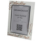 Personalised Godmother Gift Photo Frame: Portrait with Crystals (Copper)