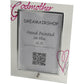 Godmother Design Gift Photo Frame Portrait with Crystals (Magenta)