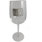 70th Birthday Wine Glass Grey Sq