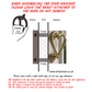 Heart Shaped Door Knocker (Satin Finish)