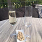 Titanium Crystal Champagne/Flute Glass: Set 2