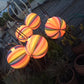 Garden Gift Paper Moon Lanterns: (Rainbow) 10 Pack