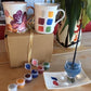 Paint Your Own Gift Mug: with Gift Tag (1 mug metallics)