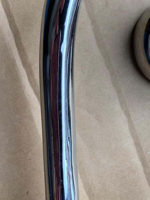 Heart Door Knocker Chrome SECONDS