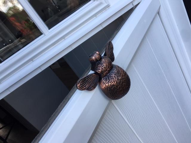 Bumble Bee Door Knocker (Antique Brass)