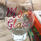 Personalised Beer Glass (Multi Colour Magenta)