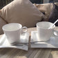 Paint Your Own Craft Kit 6: (2 Porcelain Cups & Saucer plus Spoons)