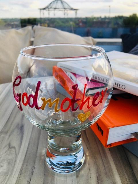 Personalised Gin and Tonic Glass: (Multicoloured)