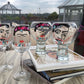 Salvador Dali Gin and Tonic: Glass with Crystals