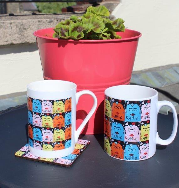Frida Kahlo China Printed Mug: