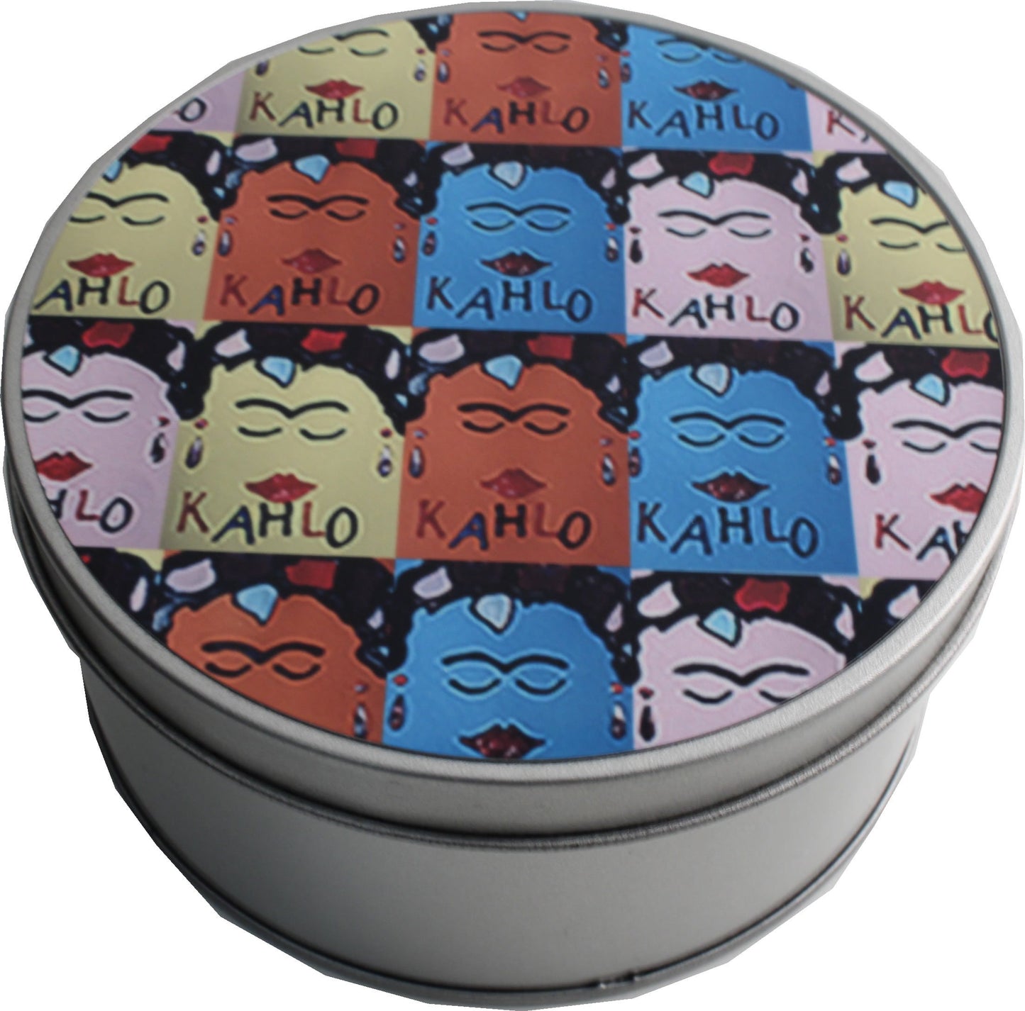 Frida Kahlo Round Shaped Tin: