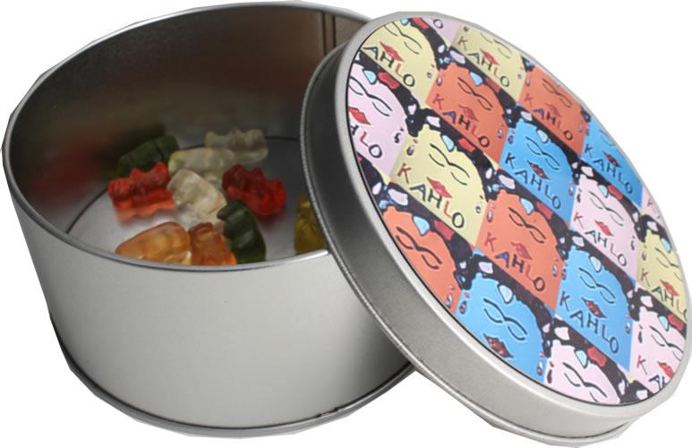 Frida Kahlo Round Shaped Tin: