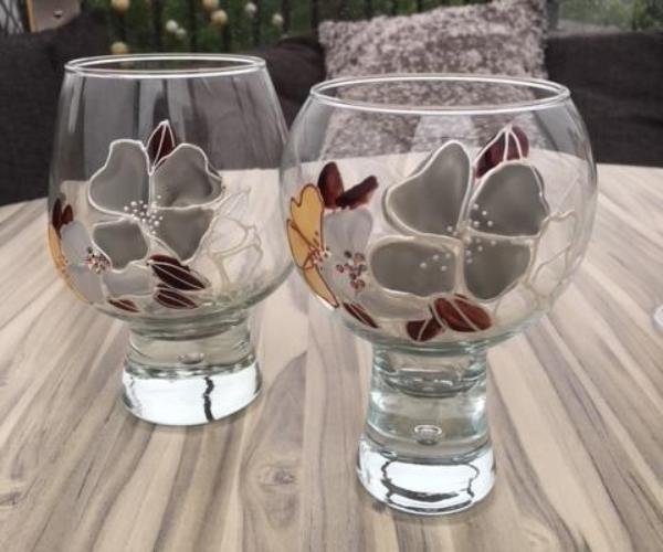 Beer Pint Drinking Gift Glass: Luxury with  Crystals