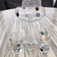 Tall Shot Drinking Gift Glass: Luxury with crystals