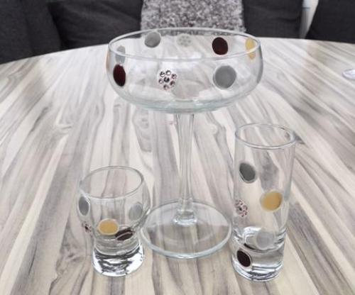 Tall Shot Drinking Gift Glass: Luxury with Crystal