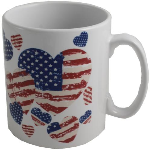 USA American Flag Printed Mug: