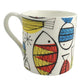 Funky Fish China Mug (White)