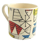 Funky Fish China Mug (Cream)