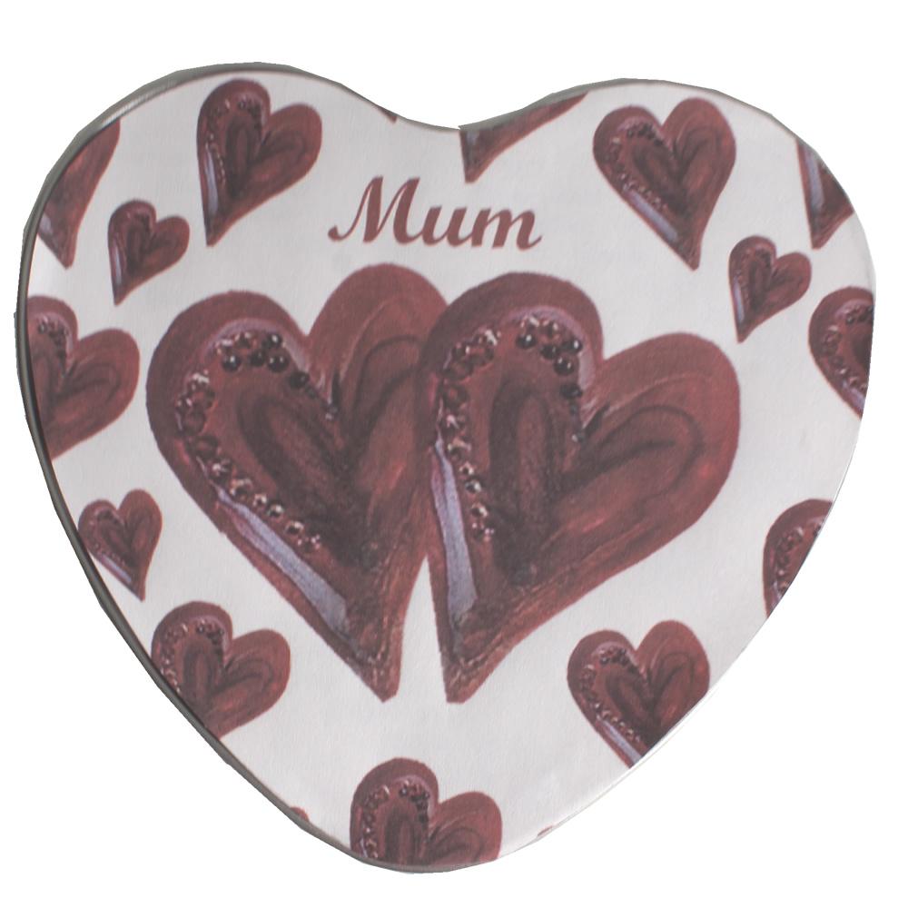 Mum Gift Heart Shaped Tin: