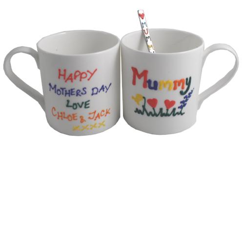 Mummy China Mug and Spoon: Gift Set
