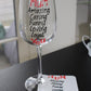 Mum Wine Glass/Coaster Gift Set: (Black/Red)