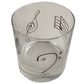 Music Design Gift Whisky Glass: