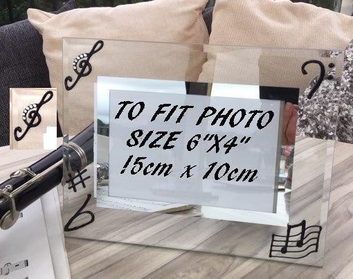 Music Gift Photo Frame Land: with crystals