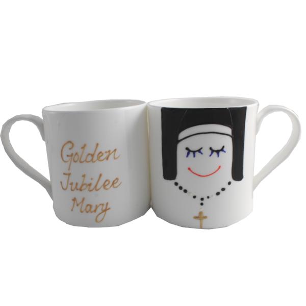 Personalised Nun Fine Bone China Mug