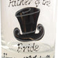 Personalised Father of the Bride Whisky Glass (Top Hat)