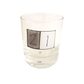 21st Birthday Gift Whisky Glass: (Grey Sq)