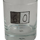 60th Birthday Whisky Glass Grey Sq