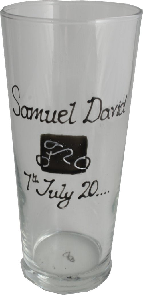Cycling Design Gift Pint Glass: